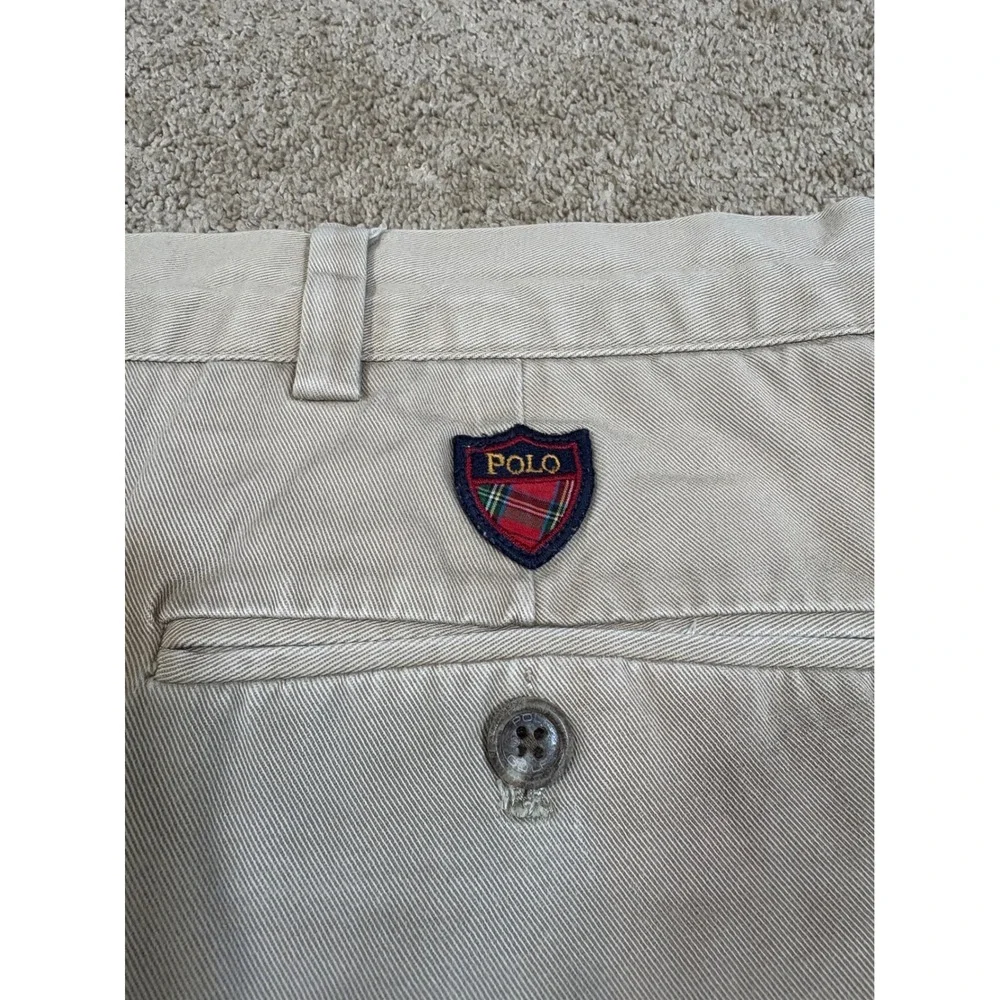 Polo Golf Ralph Lauren Men's‎ Classic Fit Chino Shorts Tan Pleated Size 40 - Picture 7 of 7